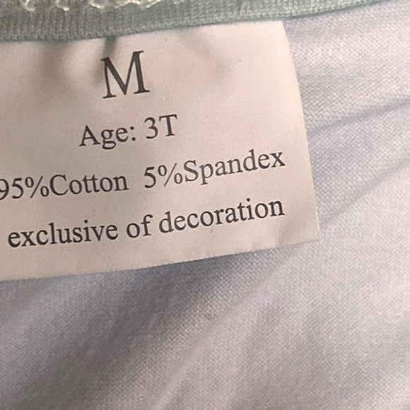 Blue Ruffled A-line Sundress with Puff Cap Sleeves - Picture 3 of 3